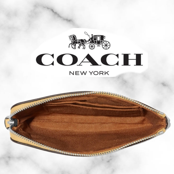Coach Corner Zip Wristlet With Gemini! - Picture 2 of 6